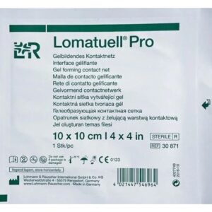 Lomatuell Pro 10* 10 cm 1 buc pansament cu plasă de gel